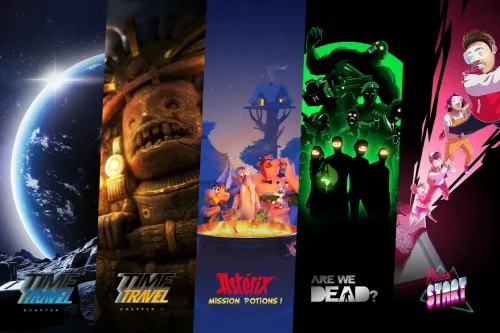 aventures virtual room paris bastillle : Astérix, Time Travel, Press Start, Are we dead